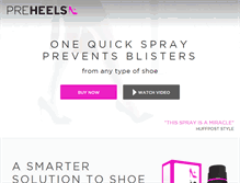 Tablet Screenshot of preheels.com